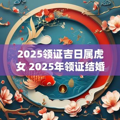 2025领证吉日属虎女 2025年领证结婚吉日
