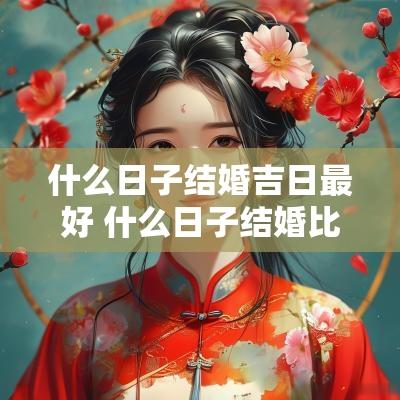 什么日子结婚吉日最好 什么日子结婚比较好2025