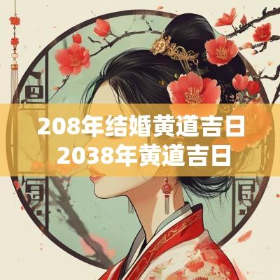 208年结婚黄道吉日 2038年黄道吉日