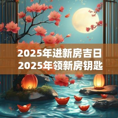 2025年进新房吉日 2025年领新房钥匙吉日