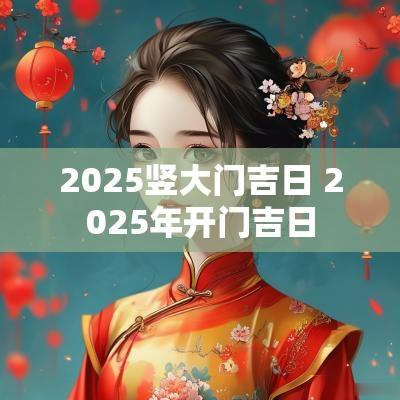 2025竖大门吉日 2025年开门吉日