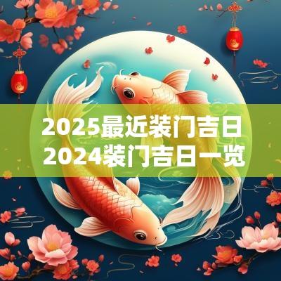 2025最近装门吉日 2025装门吉日一览表大全