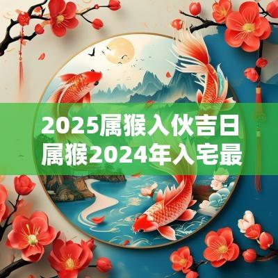 2025属猴入伙吉日 属猴2025年入宅最好的吉日吉时