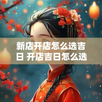 新店开店怎么选吉日 开店吉日怎么选