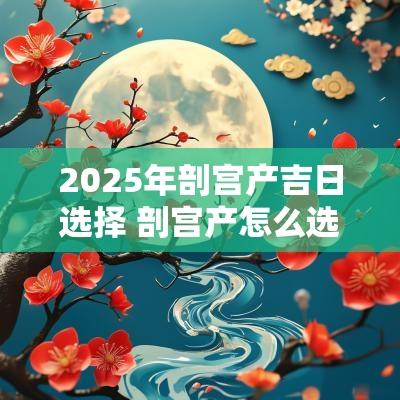 2025年剖宫产吉日选择 剖宫产怎么选择吉日和时间