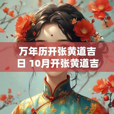 万年历开张黄道吉日 10月开张黄道吉日