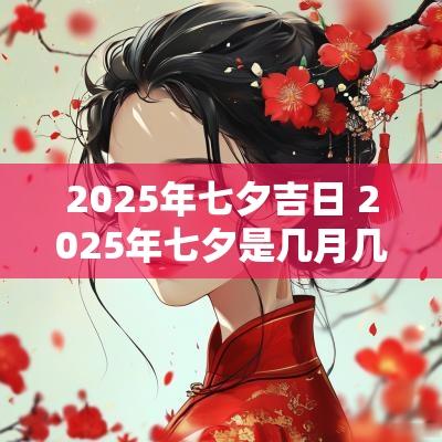 2025年七夕吉日 2025年七夕是几月几号
