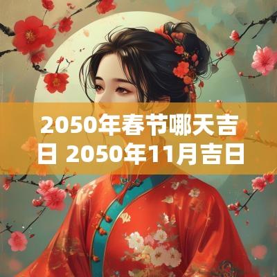 2050年春节哪天吉日 2050年11月吉日