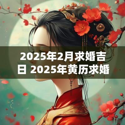 2025年2月求婚吉日 2025年黄历求婚吉日