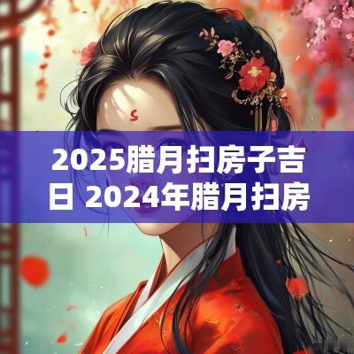 2025腊月扫房子吉日 2025年腊月扫房吉日一览表