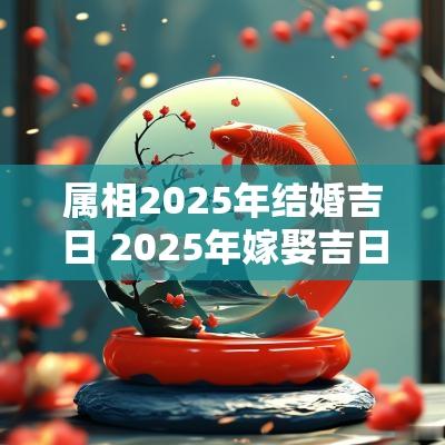 属相2025年结婚吉日 2025年嫁娶吉日吉时