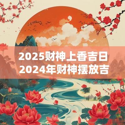2025财神上香吉日 2025年财神摆放吉日