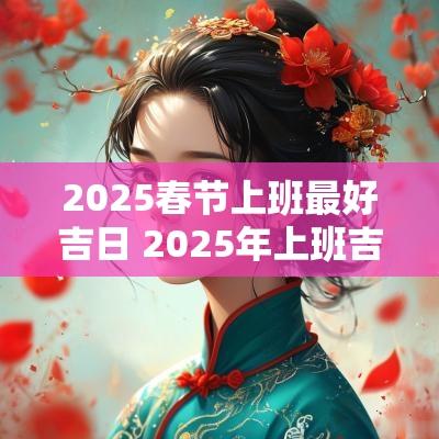 2025春节上班最好吉日 2025年上班吉日查询