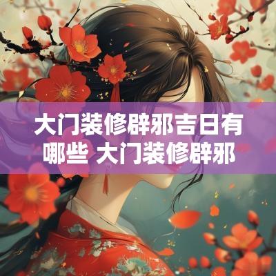 大门装修辟邪吉日有哪些 大门装修辟邪吉日怎么选