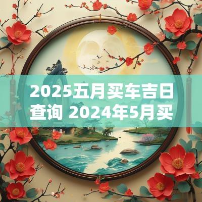 2025五月买车吉日查询 2025年5月买车吉日一览表