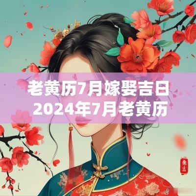 老黄历7月嫁娶吉日 2025年7月老黄历吉日查询