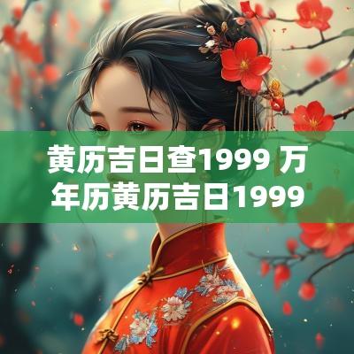 黄历吉日查1999 万年历黄历吉日1999