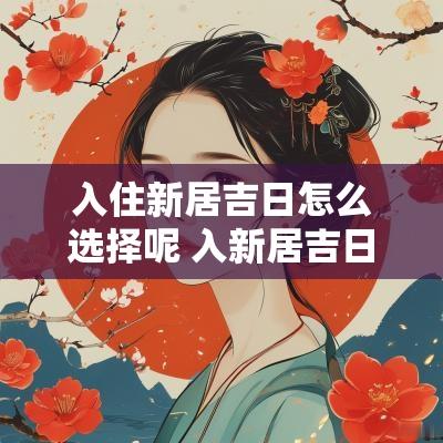 入住新居吉日怎么选择呢 入新居吉日的选择方法