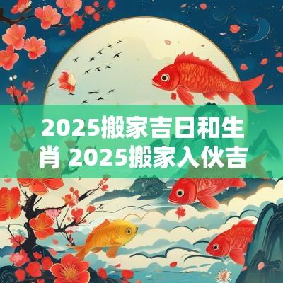 2025搬家吉日和生肖 2025搬家入伙吉日查询 2025搬家吉日和生肖 2025搬家入伙吉日查询