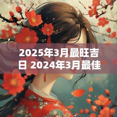 2025年3月最旺吉日 2025年3月最佳的吉日一览表