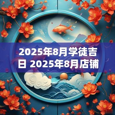 2025年8月学徒吉日 2025年8月店铺转让吉日