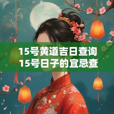 15号黄道吉日查询 15号日子的宜忌查询