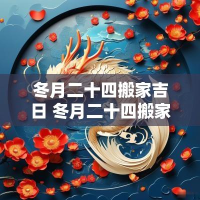 冬月二十四搬家吉日 冬月二十四搬家