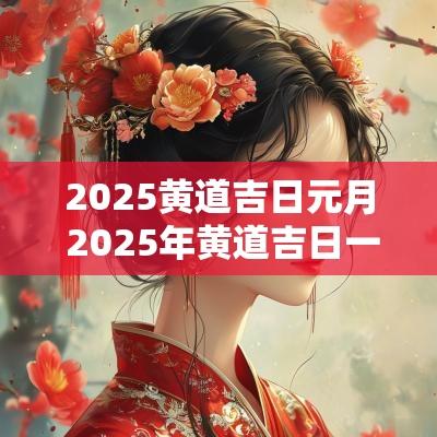 2025黄道吉日元月 2025年黄道吉日一览表
