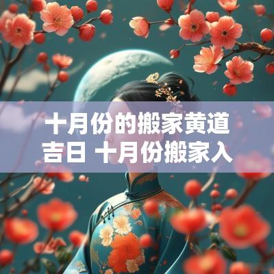 十月份的搬家黄道吉日 十月份搬家入宅黄道吉日查询