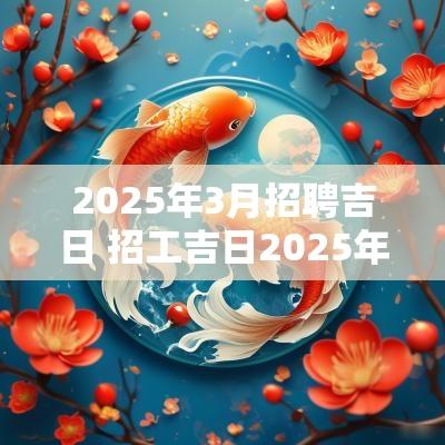 2025年3月招聘吉日 招工吉日2025年3月