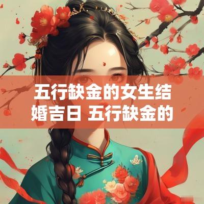 五行缺金的女生结婚吉日 五行缺金的女人家里摆什么
