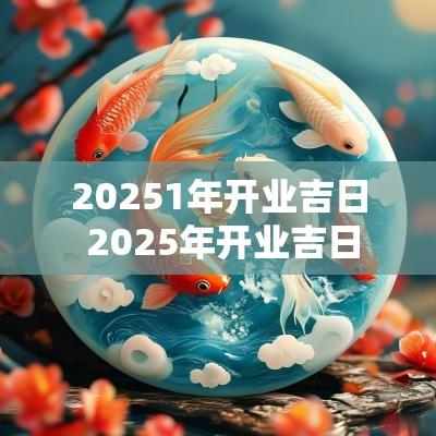 20251年开业吉日 2025年开业吉日