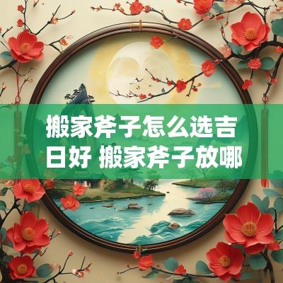 搬家斧子怎么选吉日好 搬家斧子放哪个位置合适