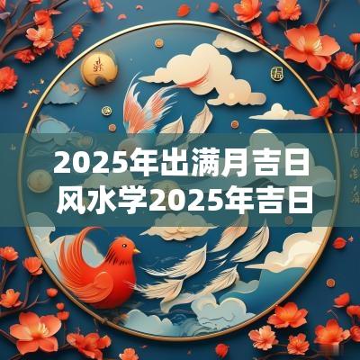 2025年出满月吉日 风水学2025年吉日
