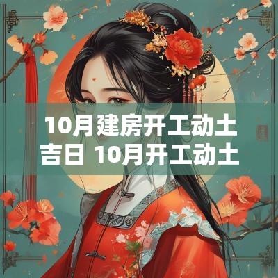 10月建房开工动土吉日 10月开工动土吉日一览表