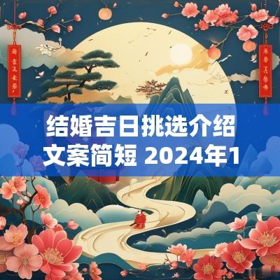 结婚吉日挑选介绍文案简短 2025年10月结婚吉日