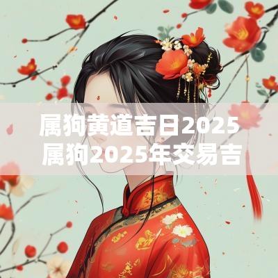 属狗黄道吉日2025 属狗2025年交易吉日