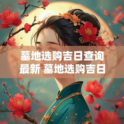 墓地选购吉日查询最新 墓地选购吉日查询表