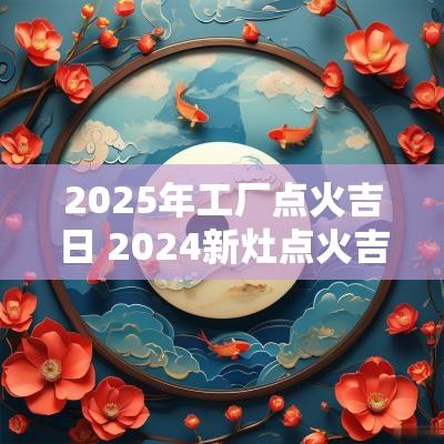 2025年工厂点火吉日 2025新灶点火吉日一览表