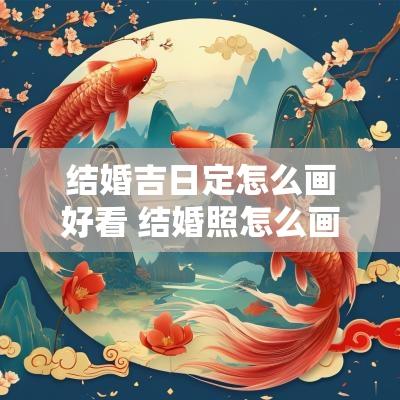 结婚吉日定怎么画好看 结婚照怎么画最好看