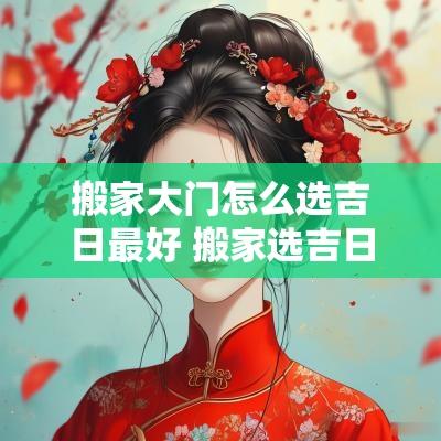 搬家大门怎么选吉日最好 搬家选吉日以哪个的属相为准