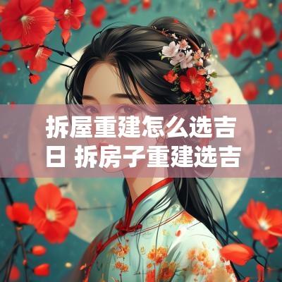 拆屋重建怎么选吉日 拆房子重建选吉日子是看动土吗
