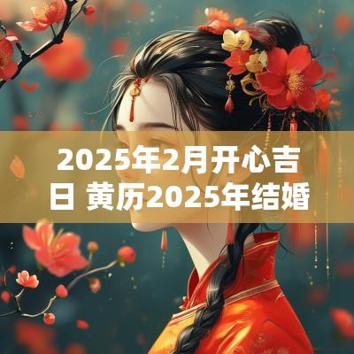 2025年2月开心吉日 黄历2025年结婚吉日