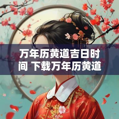 万年历黄道吉日时间 下载万年历黄道吉日