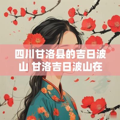 四川甘洛县的吉日波山 甘洛吉日波山在哪里