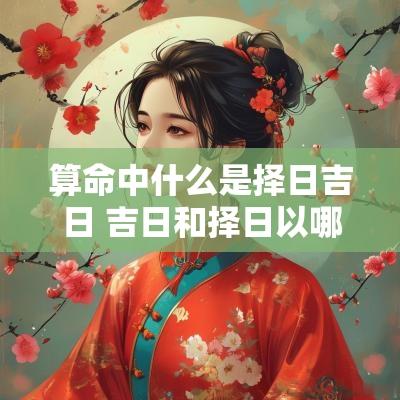 算命中什么是择日吉日 吉日和择日以哪个为准