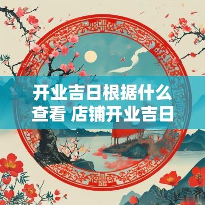 开业吉日根据什么查看 店铺开业吉日吉时查询