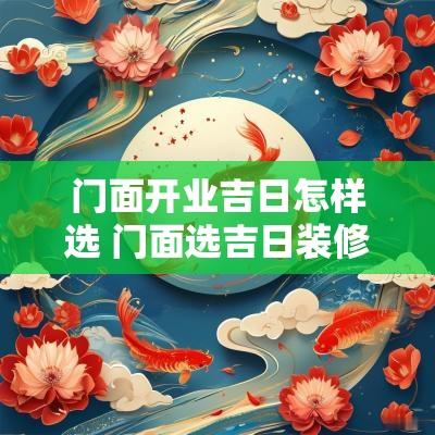 门面开业吉日怎样选 门面选吉日装修怎么操作