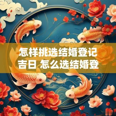 怎样挑选结婚登记吉日 怎么选结婚登记日期
