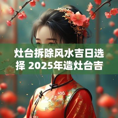 灶台拆除风水吉日选择 2025年造灶台吉日